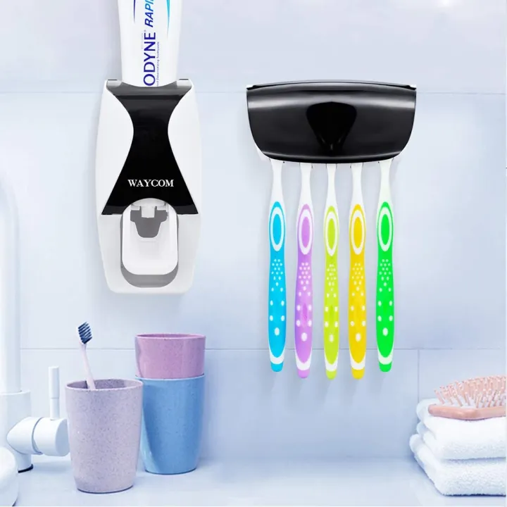 Toothpaste Dispenser Toothbrush Holder Toothbrush Family Sets