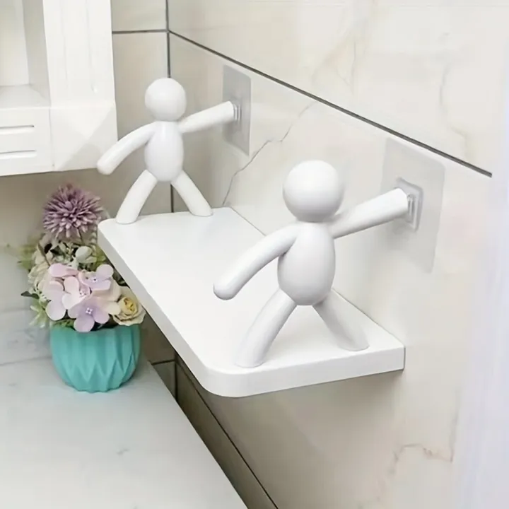 Self Adhesive Multipurpose Bathroom ,Toilet, Office Shelf Stand Holder Rack