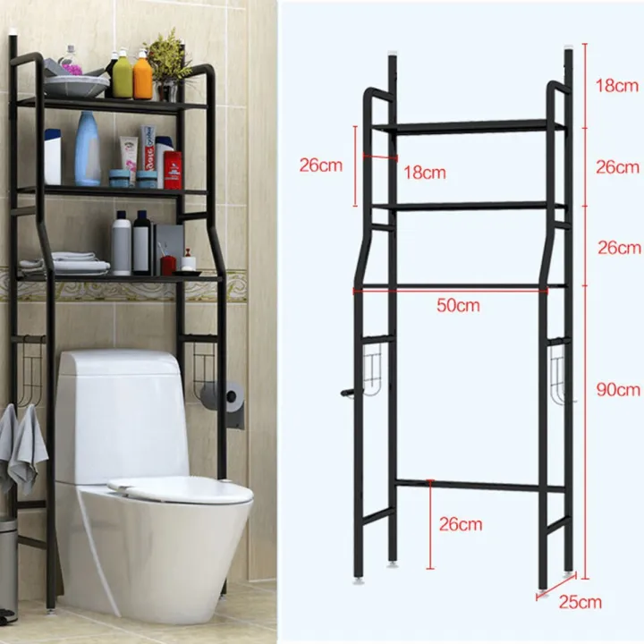 Toilet storage rack