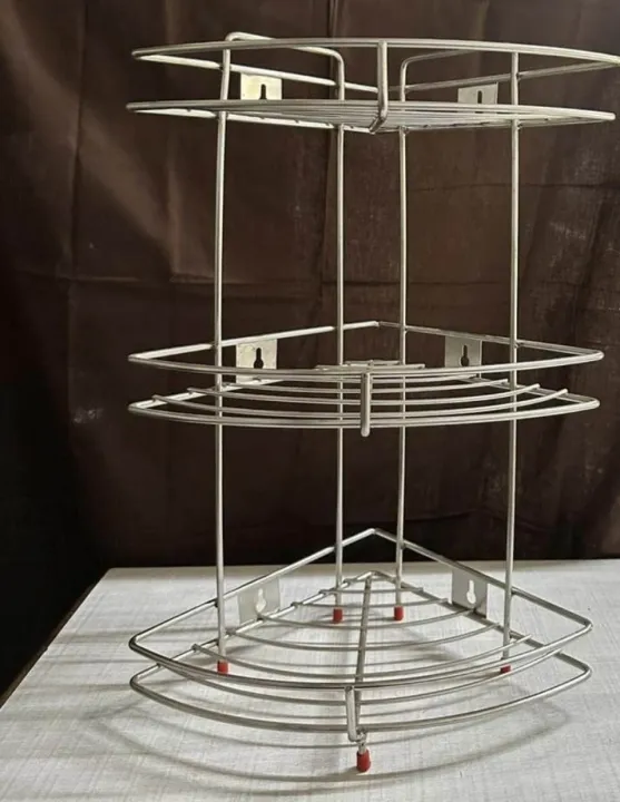 Stainless steel corner rack