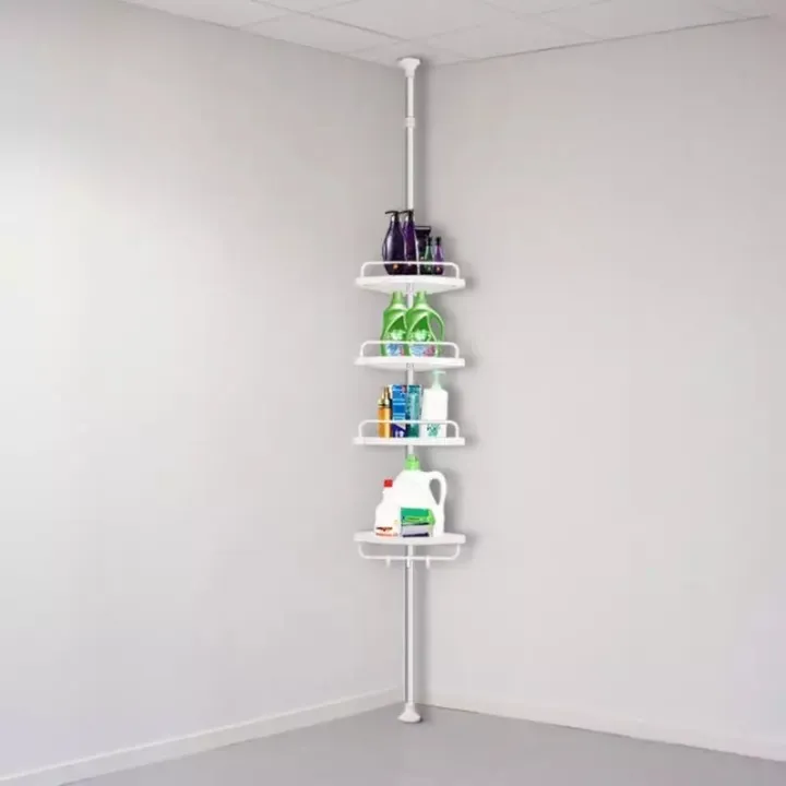 Adjustable Large Multi Corner Shelf (White)