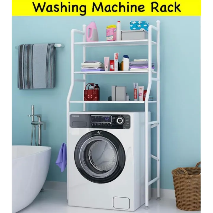 3 Layer Over The Washing Machine Organizer Toilet Stand Tidy Organizer