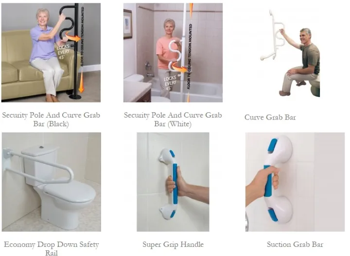 Hand Grip Handrail For Children Old People Keeping Balance Bedroom Bathroom Accessories