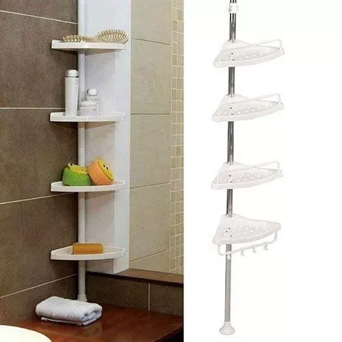 Multi Corner Shelf 4 Tier Adjustable Bathroom Organizer-260Cm