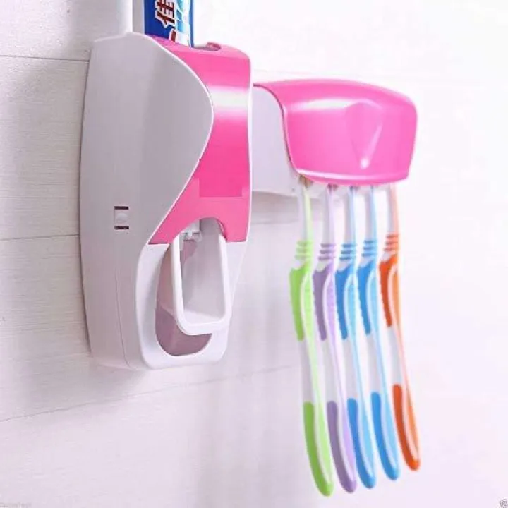 Toothbrush Holder Sets Automatic Toothpaste Dispenser Toothbrush Family Sets