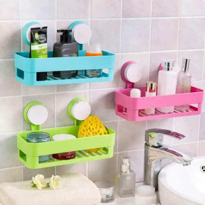 Pack of One Bathroom Storage Shelves Racks