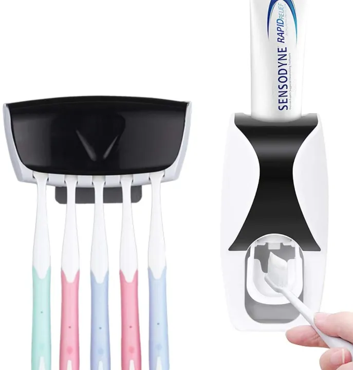 Automatic Toothpaste Dispenser Toothbrush Holder Toothbrush Family Sets