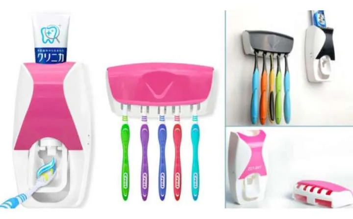 Automatic Toothpaste Dispenser Toothbrush Holder Toothbrush Family Sets